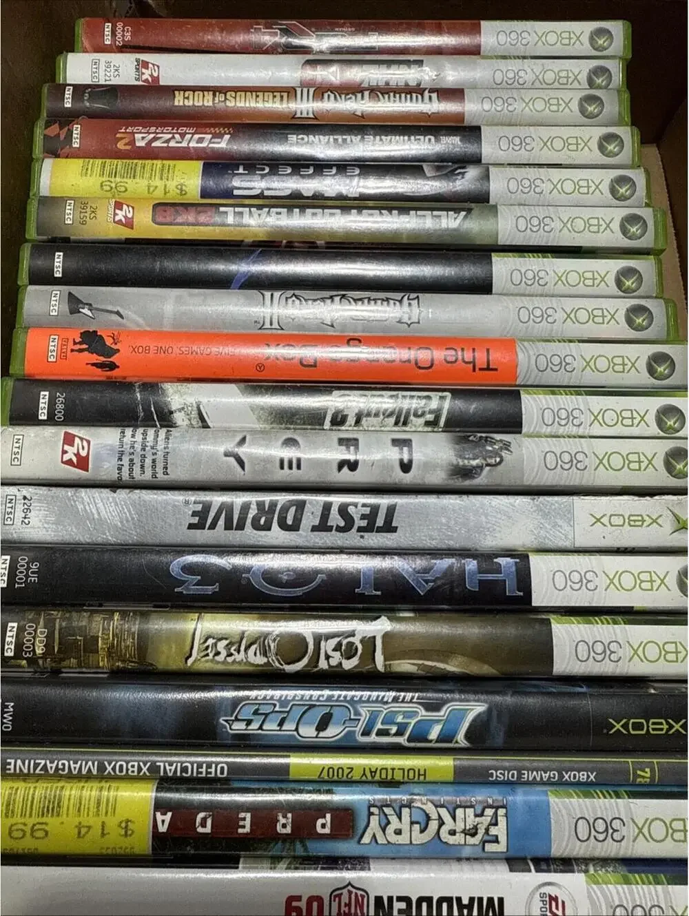 Microsoft Xbox 360, 2010  18 Games. Please Contact Seller For Price Of Item